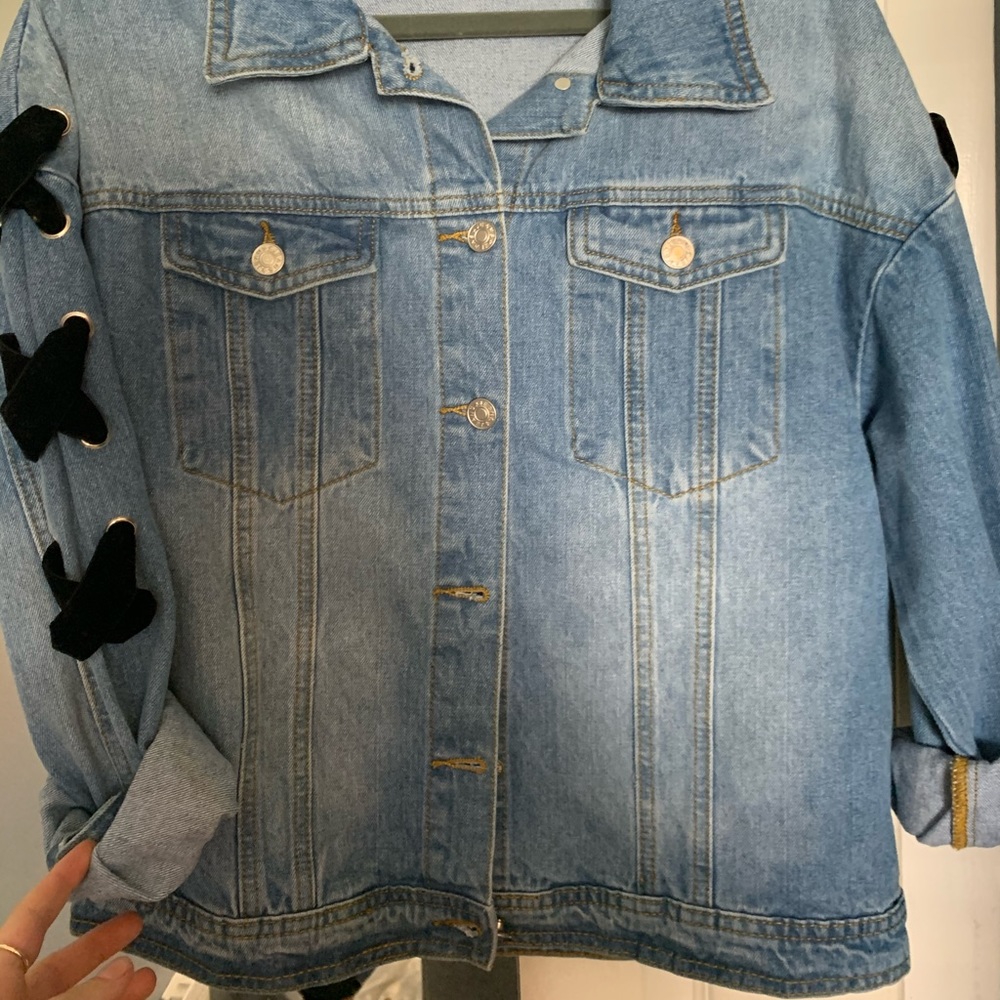 English factory denim jacket